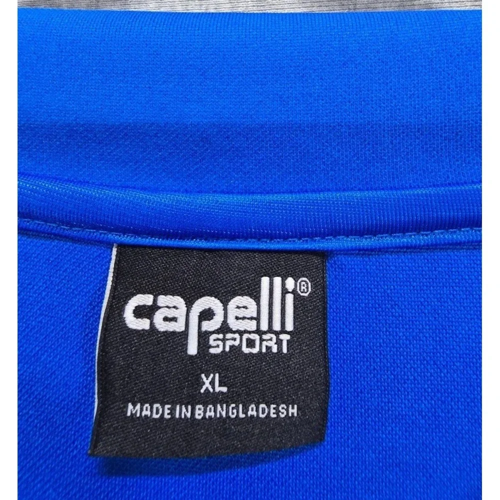 Capelli Sport Uptown Training Jacket Men XL Blue Logo Albion SC Nashville Soccer